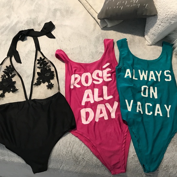 Other - 3 One Piece Bathing Suits